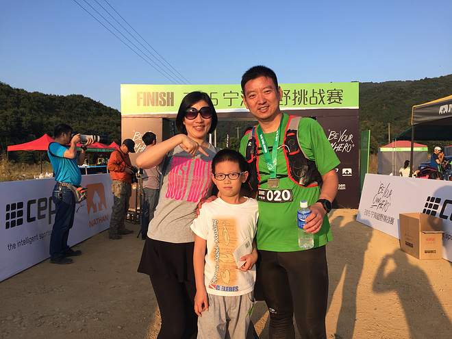 中ba宁海越野初体验 - 跑步一年、体重170、半马都没跑过