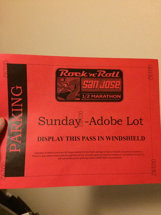 记个人首次海外半马之流水账——2015 San Jose Rock ‘n’ Roll MARATHON