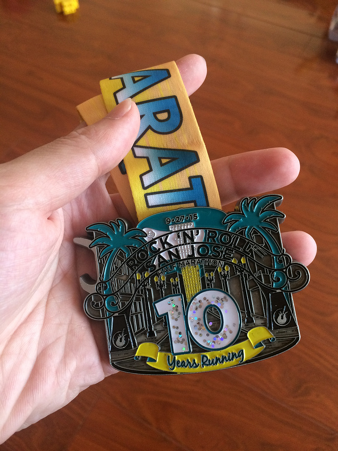 记个人首次海外半马之流水账——2015 San Jose Rock ‘n’ Roll MARATHON