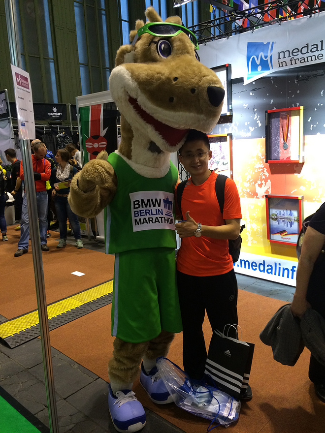 柏林马拉松奖牌-给女儿的第一个礼物