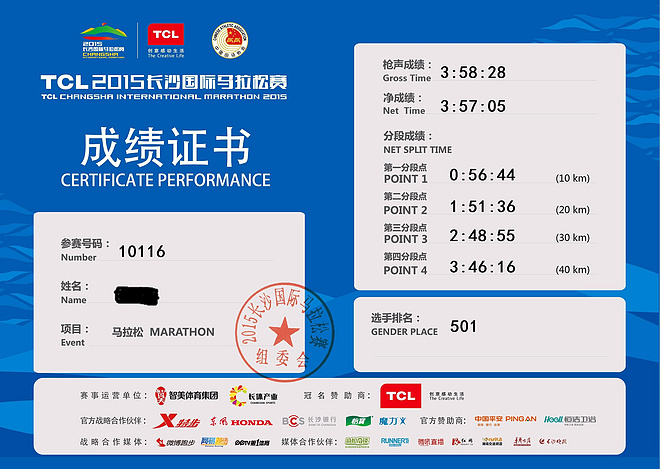 写在长马赛后——全马PB“六心”经验谈