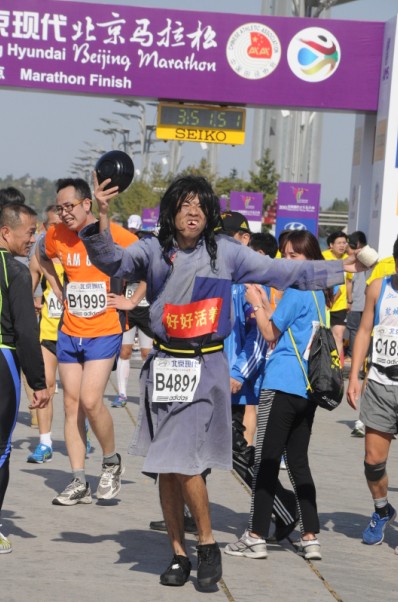 马拉松赛场Cosplay现象