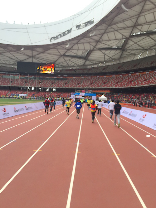 鸟巢半马，感受飞人战斗过的地方~