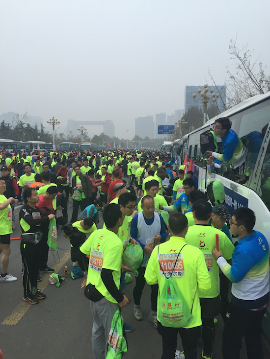 琅琊古城临沂行——记2015年11月15日首届临沂马拉松（半马）
