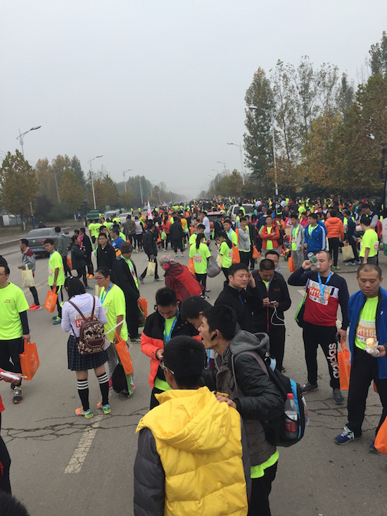琅琊古城临沂行——记2015年11月15日首届临沂马拉松（半马）