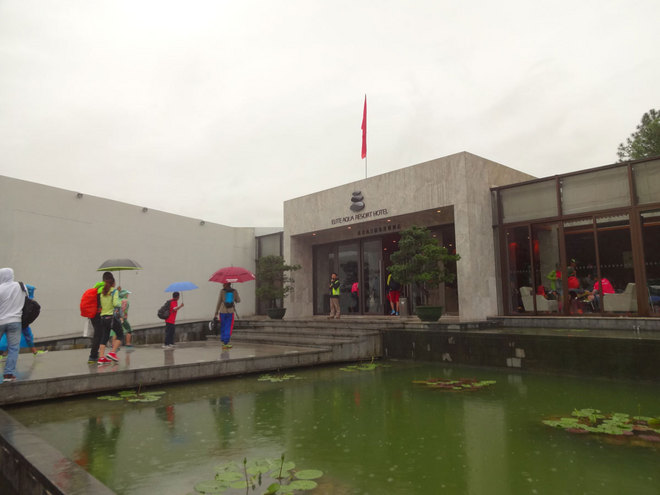 在雨中漫步，尝水中的味道