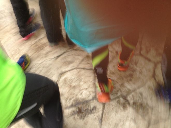 我参加了西山半程