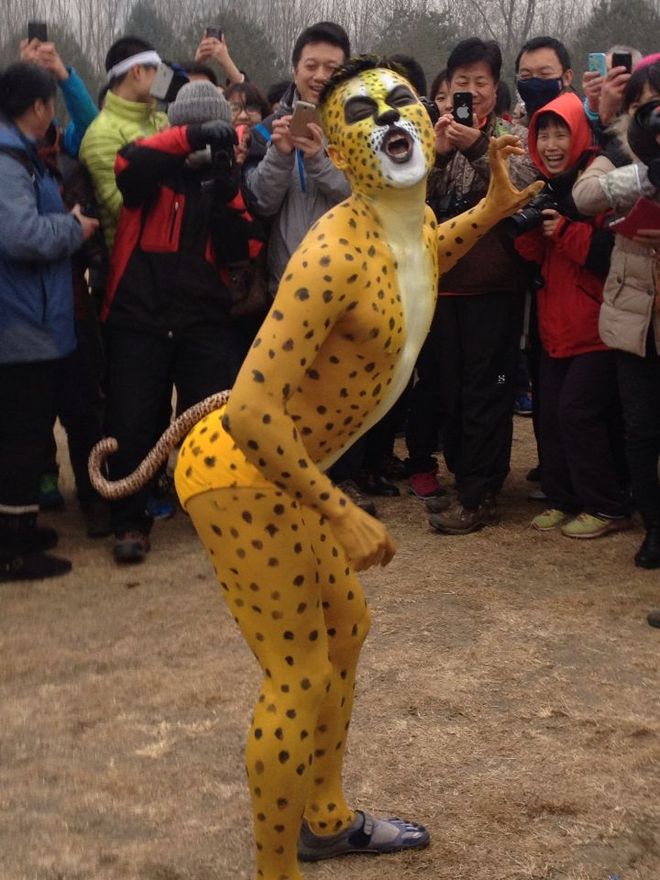 马拉松赛场Cosplay现象