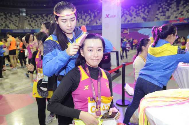 据说今天有一场颜值最高的马拉松！