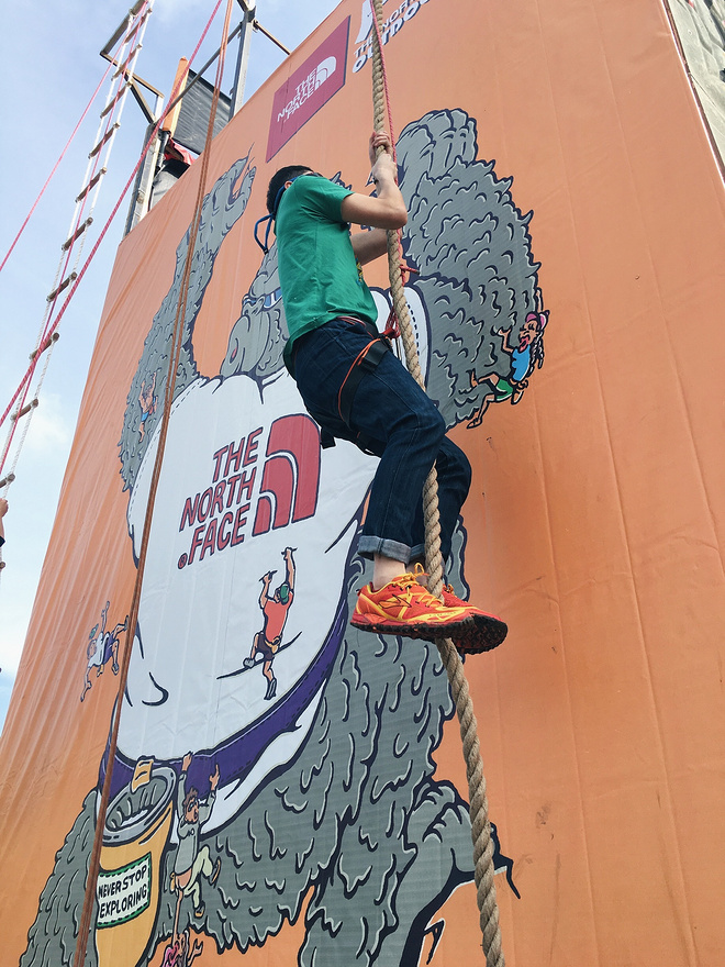 拎着爱鞋逛北面－TNF户外节流水账