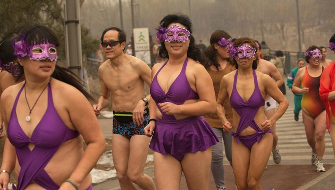 马拉松赛场Cosplay现象