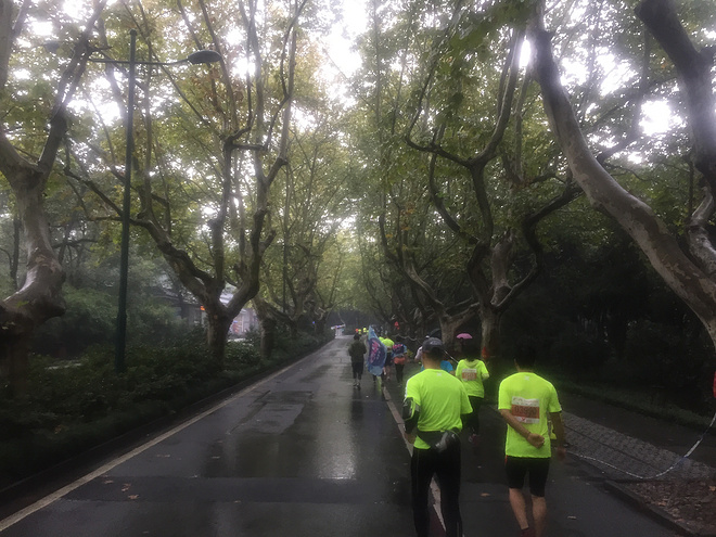 烟雨蒙蒙步杭州-记录自己的杭州马拉松之行