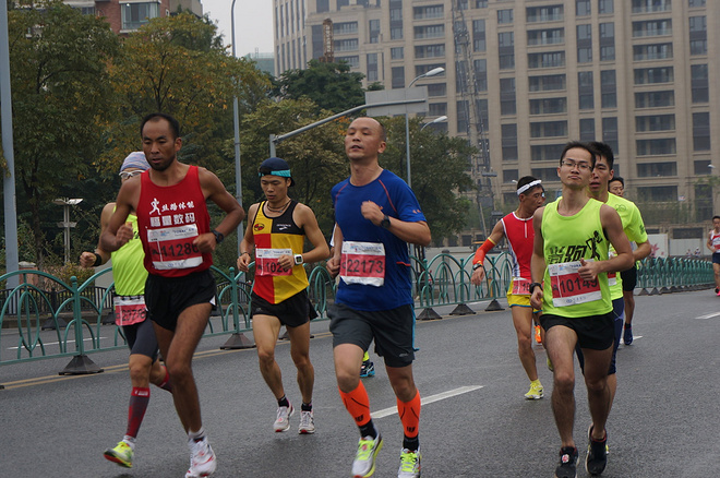 战 上 海          记我的2015上海马拉松