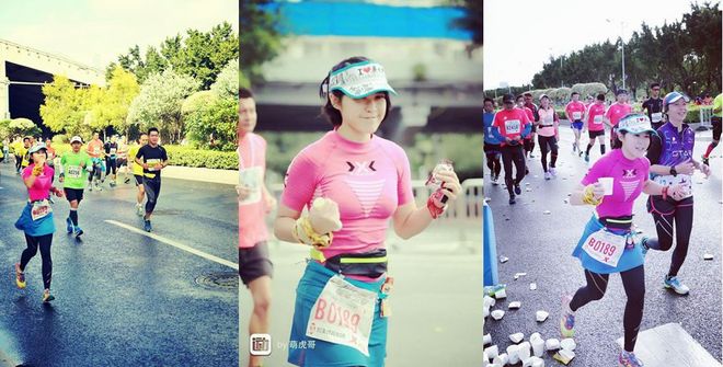 与你相遇 好幸运 无与伦比的那一抹广州蓝——记2015广州马拉松赛