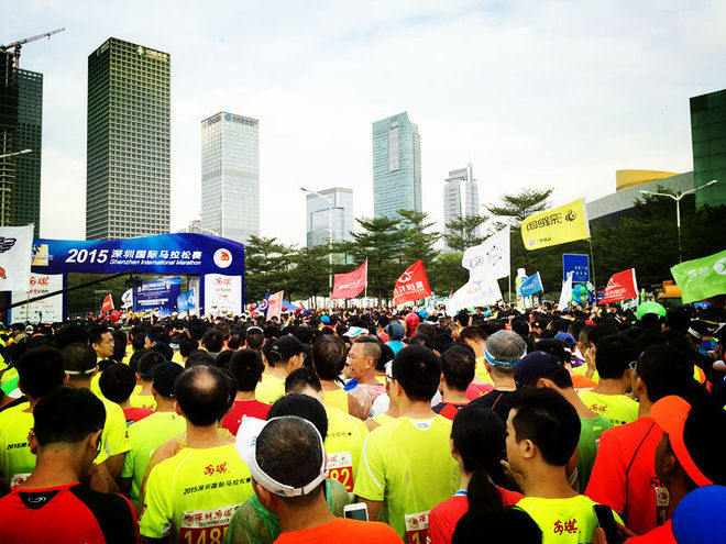 深马，让跑步成为我生命中美丽的一道风景线。