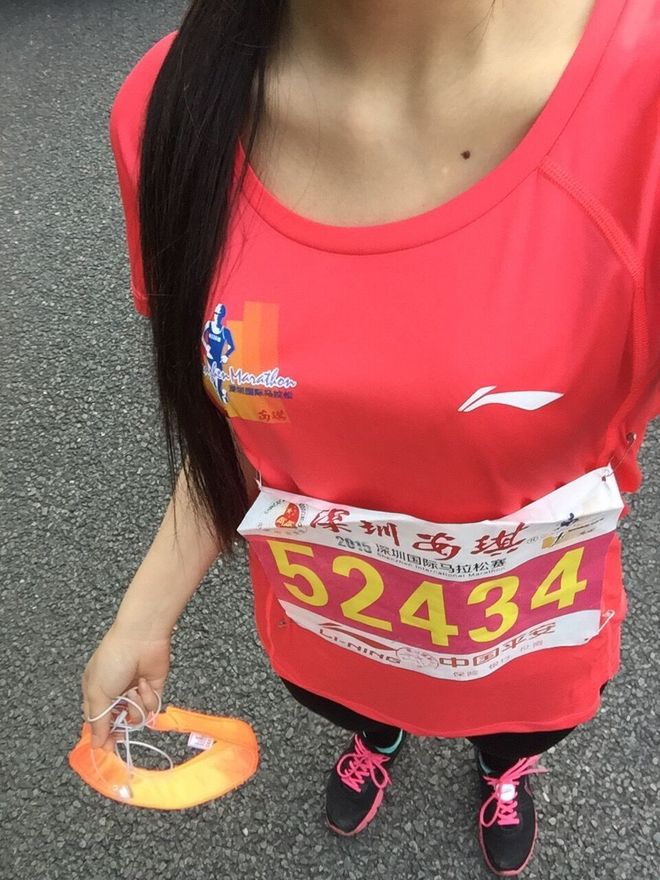 尼尼小的首次马拉松体验