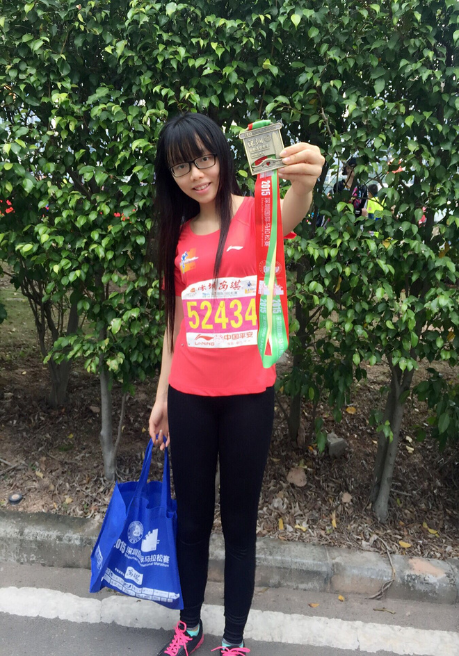 尼尼小的首次马拉松体验