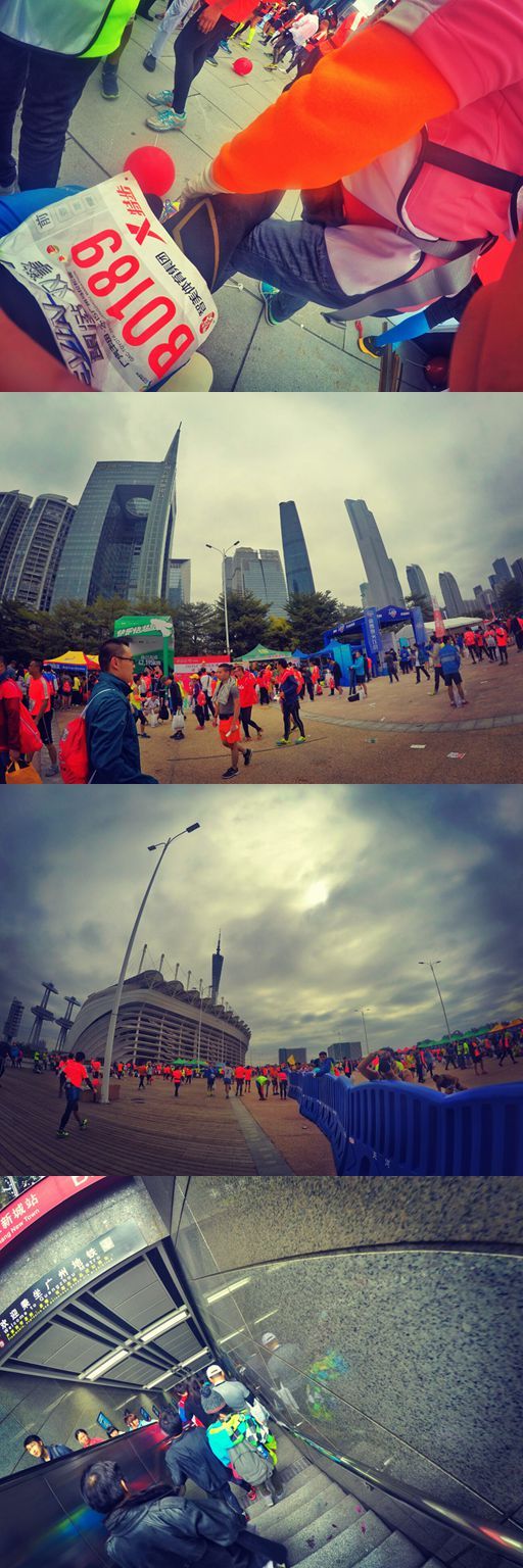 与你相遇 好幸运 无与伦比的那一抹广州蓝——记2015广州马拉松赛