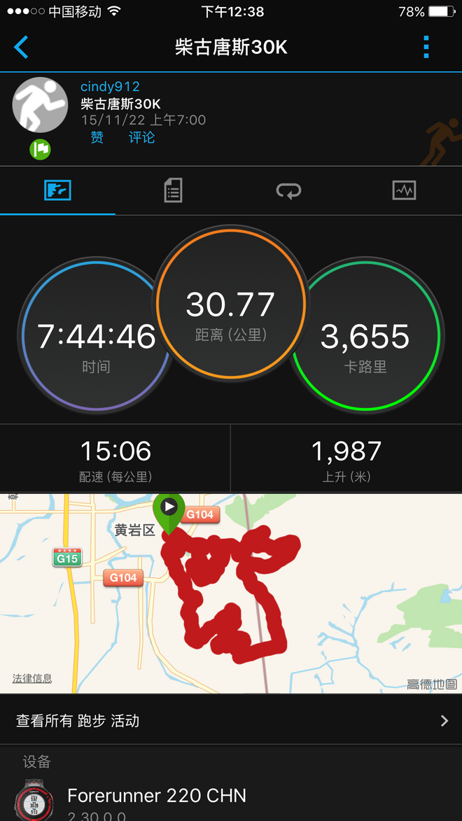 越野小白升级当中，此处省略500字