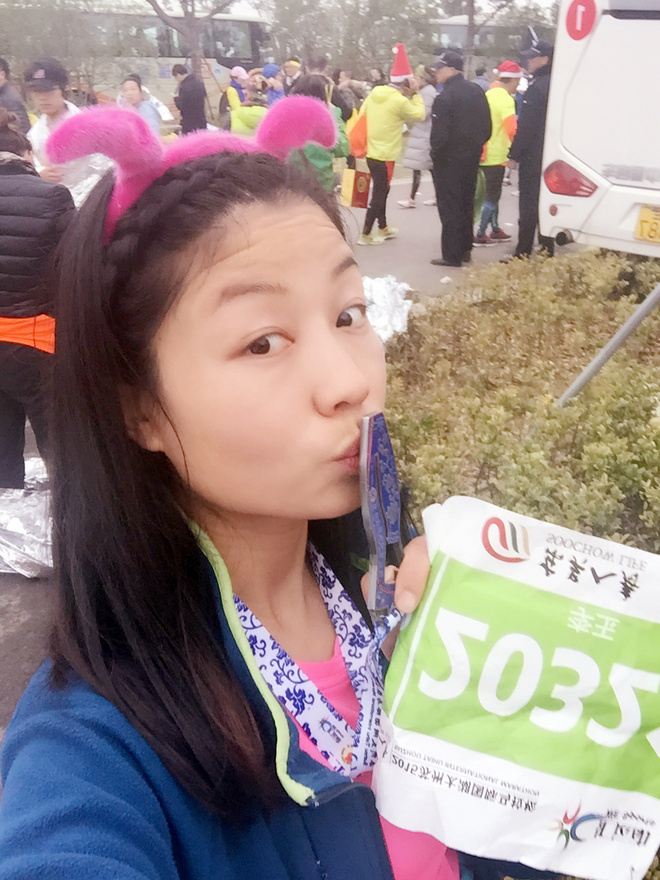 纪念人生中的第一次半马