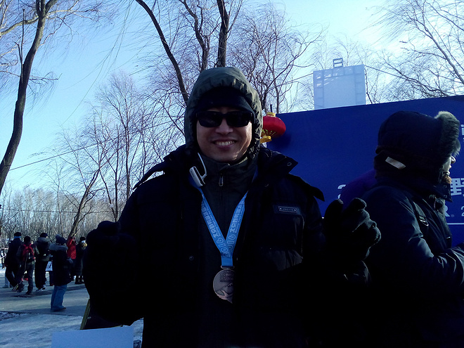 2016野鸭湖冰雪马拉松完赛感受