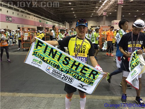 迟到的作业《大阪马拉松-无与伦比的经历》