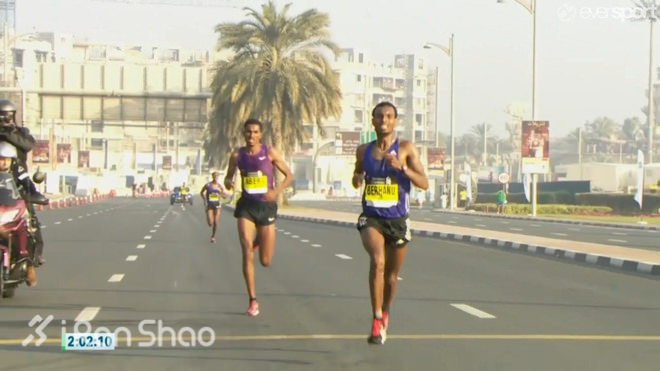 回顾 | 迪拜马拉松：最壕马拉松，跑出1米93的“黑马”冠军