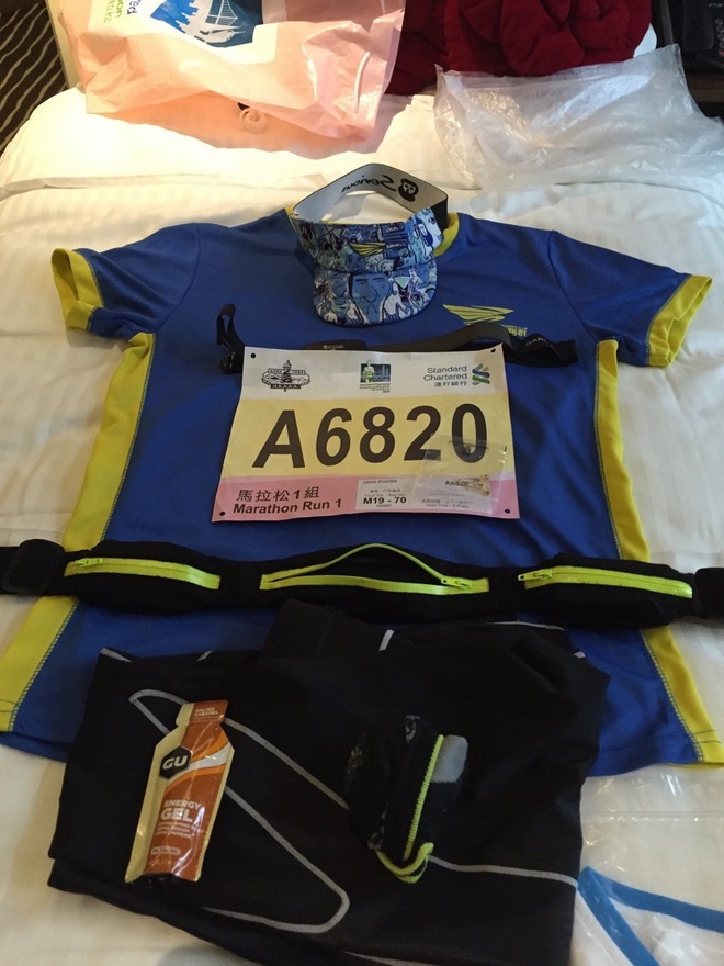 记生命中第一次雨战马拉松——2016港马