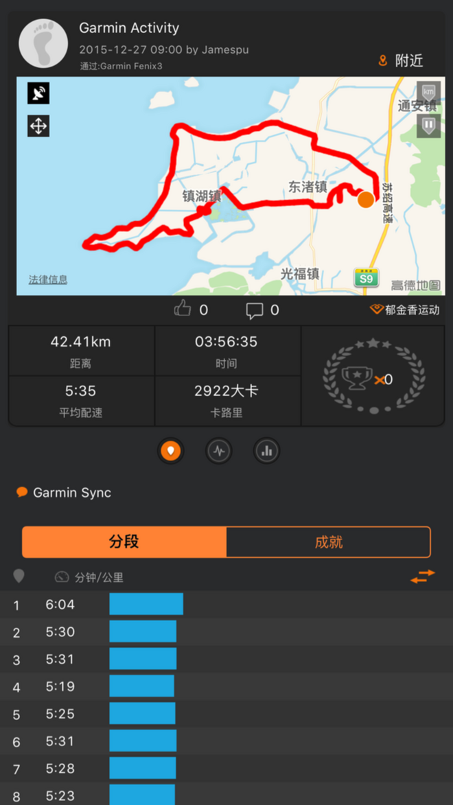 是等太阳升起还是意外先来临        -----记一次意外全马PB的来临