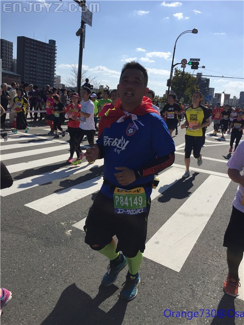 迟到的作业《大阪马拉松-无与伦比的经历》