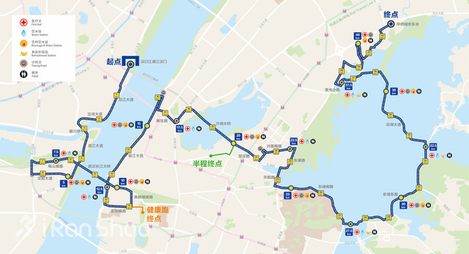 探路 | 四桥五湖 武汉马拉松路线探路通关秘籍