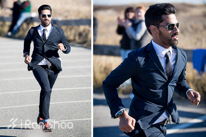 纪录 | 最强公务员跑者川内优辉  “打破” 西装半马世界纪录