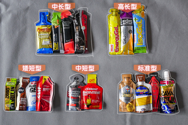 100多支能量胶试吃