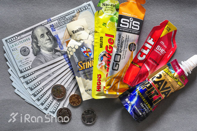 100多支能量胶试吃