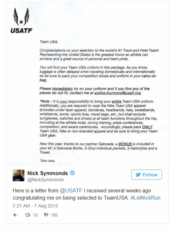 人物 | 尼克·西蒙兹：美国精英跑者中的“死磕派”维权斗士