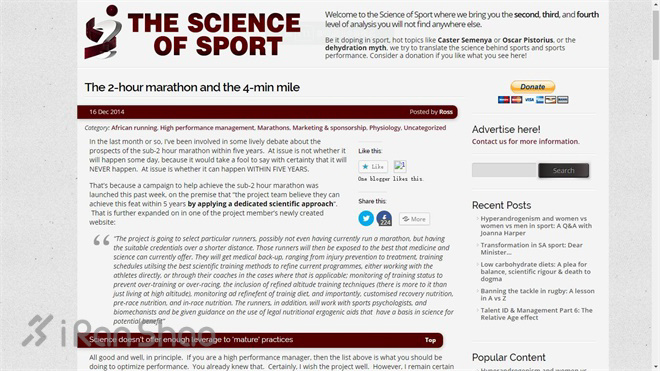 马拉松Sub2 一个科学家的终极跑步梦想（上）