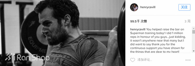 人物 | 亨利·卡维尔来打假  超人真的在赛道上了