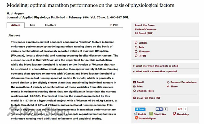 马拉松Sub2 一个科学家的终极跑步梦想（上）