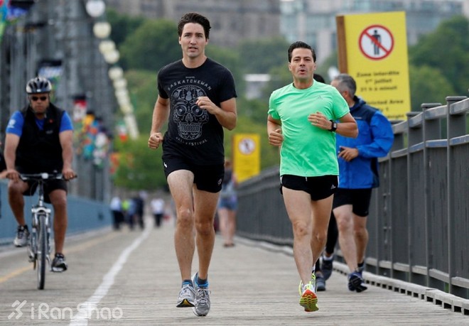 人物 | 这两位最帅的国家首脑都爱跑步