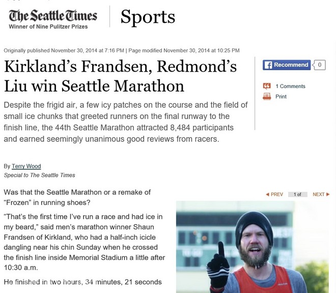 人物 | 留美博士刘子杨：你不知道的华人马拉松冠军