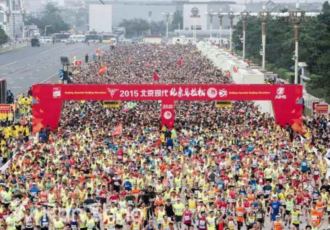 独家 | 从“全马时代”到“全民时代” 一张图读懂2016北京马拉松