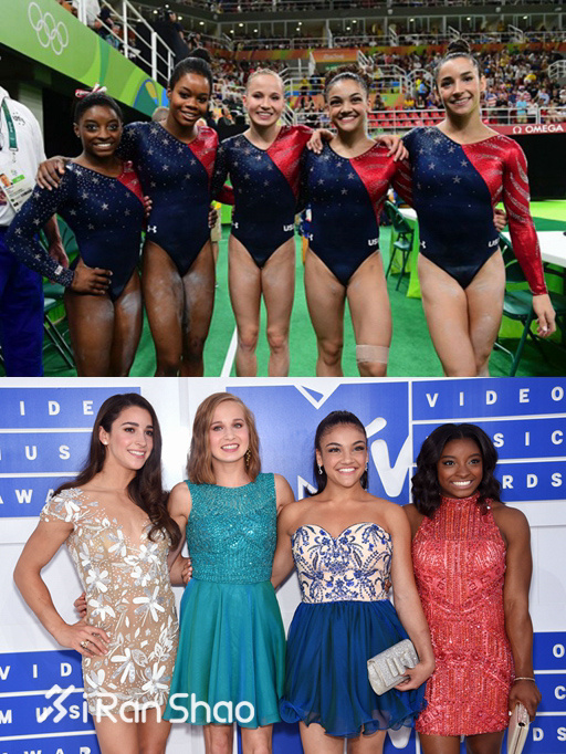 穿衣显瘦 脱衣有肉 运动员们的红毯秀