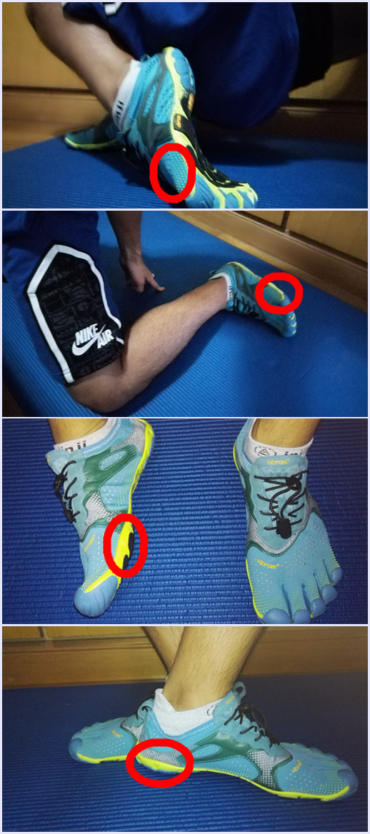 VibramFivefingers V-run 极简跑鞋里面的表率。