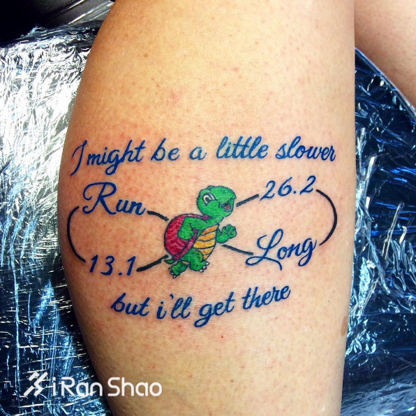 我纹身但我也是个严肃跑者