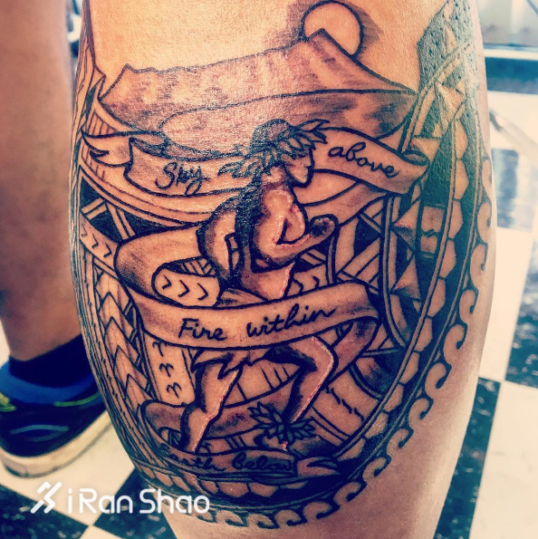 我纹身但我也是个严肃跑者