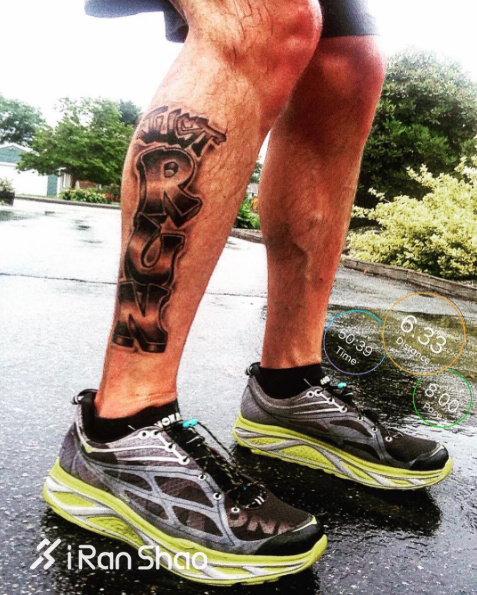 我纹身但我也是个严肃跑者
