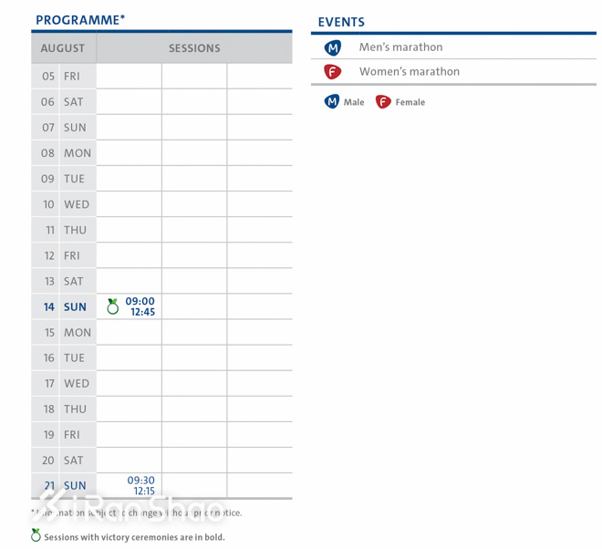 里约奥运 | 马拉松比赛的路线长什么样？
