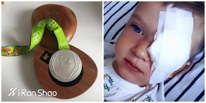 回顾里约 | 拍卖奖牌只为癌症男孩筹款