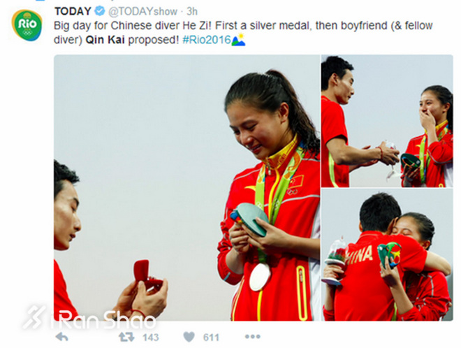 里约奥运 | 除了奖牌榜还有blingbling的钻石榜