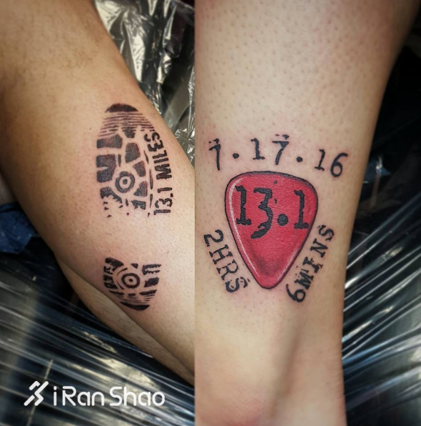 我纹身但我也是个严肃跑者